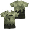 Army - Air To Land (Front - Back Print) Adult Regular Fit Short Sleeve 100% Poly