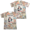 Army - Vintage Collage (Front - Back Print) Adult Regular Fit Short Sleeve 65 - 35 Poly - Cotton