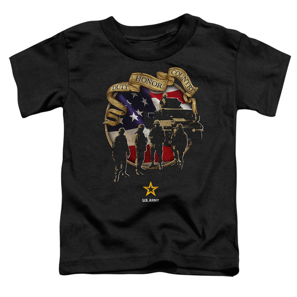 Army - Duty Honor Country Toddler Short Sleeve