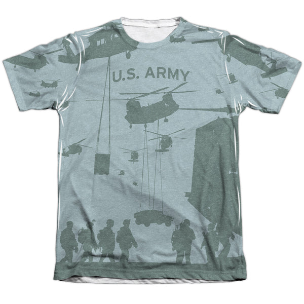 Army - Airborne Adult Regular Fit Short Sleeve 65 - 35 Poly - Cotton