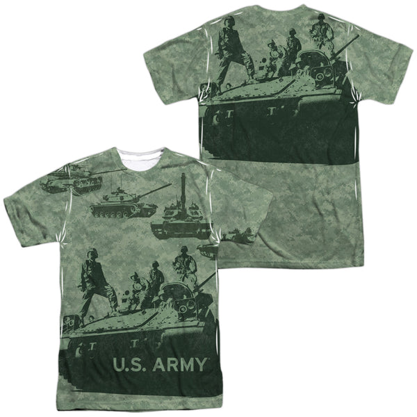Army - Tank Up (Front - Back Print) Adult Regular Fit Short Sleeve 100% Poly