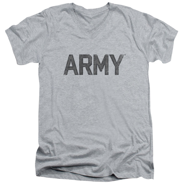 Army - Star Adult Slim Fit V Neck Cotton