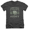 Army - United States Army Adult Slim Fit V Neck Cotton