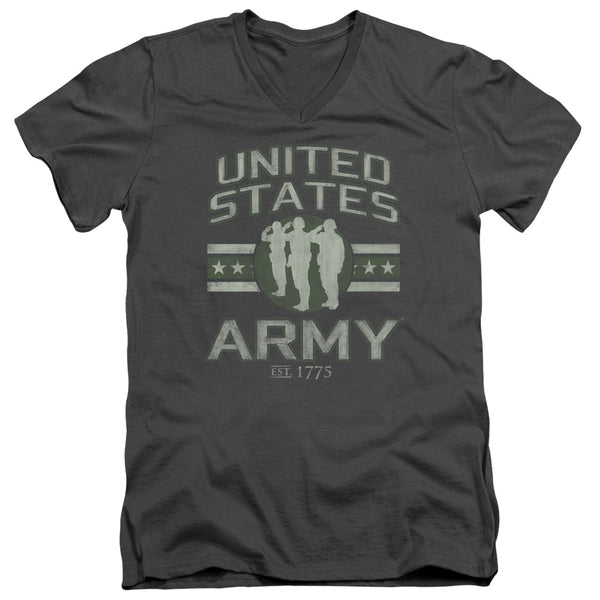 Army - United States Army Adult Slim Fit V Neck Cotton