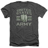 Army - United States Army Adult Regular Fit Heather Short Sleeve