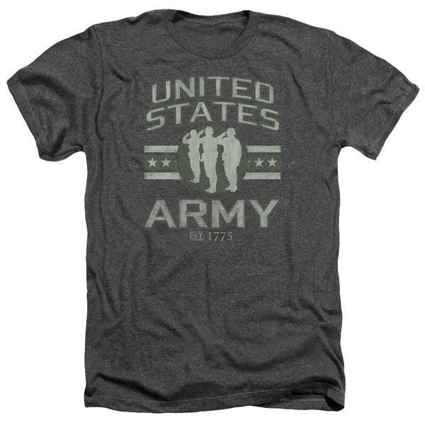 Army - United States Army Adult Regular Fit Heather Short Sleeve
