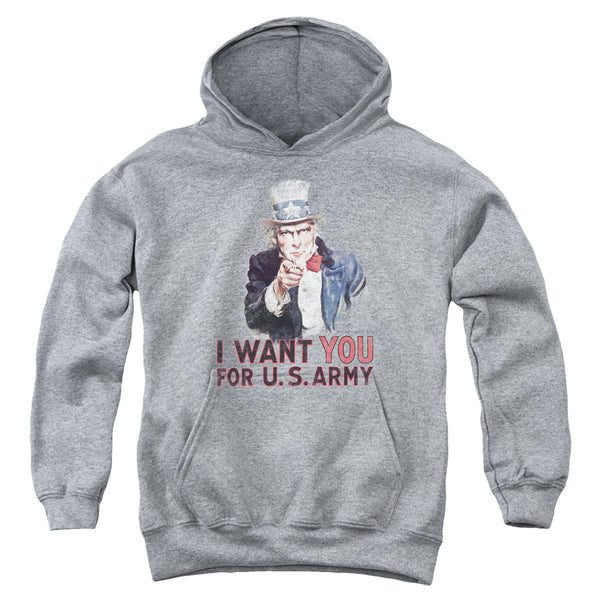 Army - I Want You Youth Hooded Sweatshirt