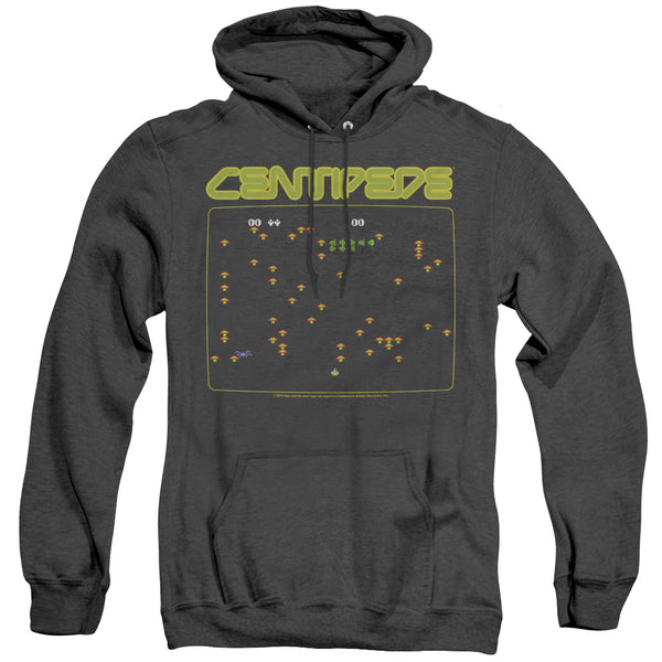 Atari - Centipede Screen Adult Heather Hoodie