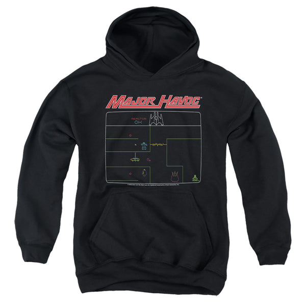 Atari - Major Havoc Screen Youth Hooded Sweatshirt