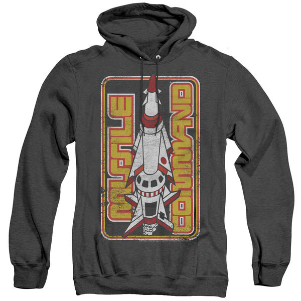 Atari - Missile Adult Heather Hoodie