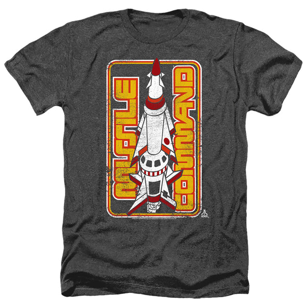 Atari - Missile Adult Regular Fit Heather Short Sleeve