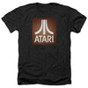 Atari - Classic Wood Square Adult Regular Fit Heather Short Sleeve