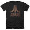 Atari - Classic Wood Emblem Adult Regular Fit Heather Short Sleeve