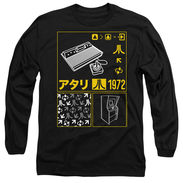 Atari - Kanji Squares Adult Long Sleeve