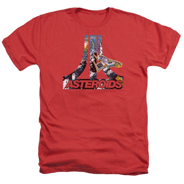 Atari - Asteroids Atari Adult Regular Fit Heather Short Sleeve