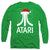 Atari - Pixel Santa Hat Adult Long Sleeve
