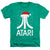 Atari - Pixel Santa Hat Adult Regular Fit Heather Short Sleeve