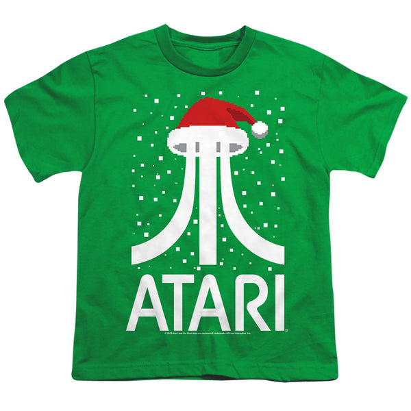 Atari - Pixel Santa Hat Youth Short Sleeve