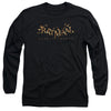 Batman Arkham Knight - AK Flame Logo Adult Long Sleeve