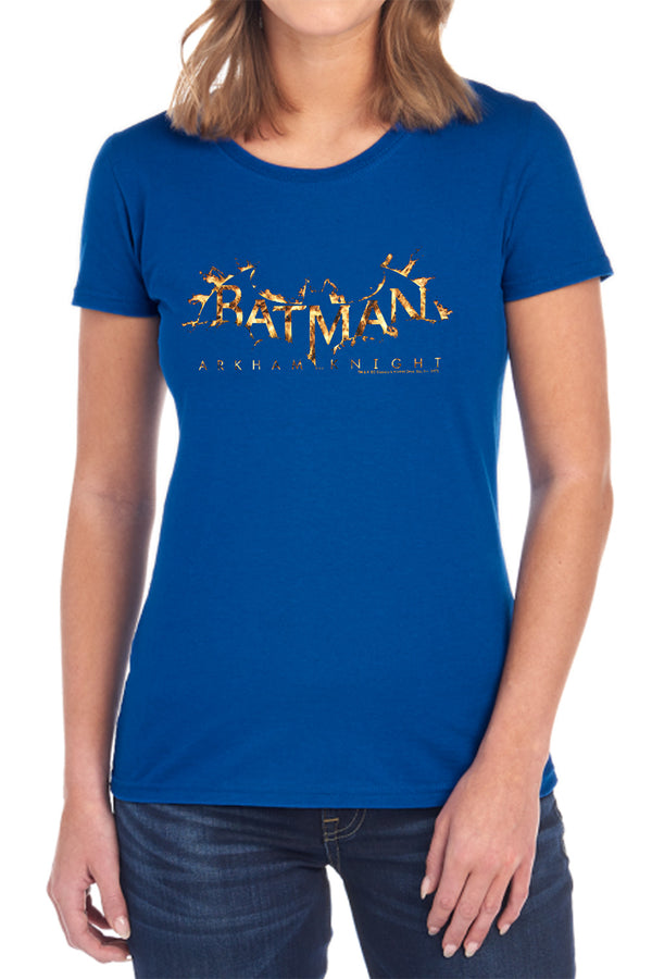 Batman Arkham Knight - AK Flame Logo Women's Short Sleeve