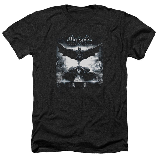 Batman Arkham Knight - Forward Force Adult Regular Fit Heather Short Sleeve