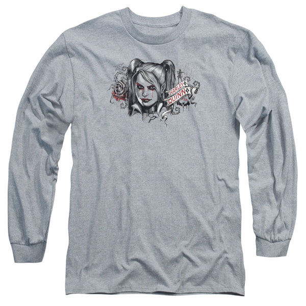 Batman Arkham Knight - Hq Sketch Adult Long Sleeve