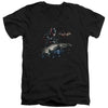 Batman Arkham Knight - Batman Adult Slim Fit V Neck Cotton