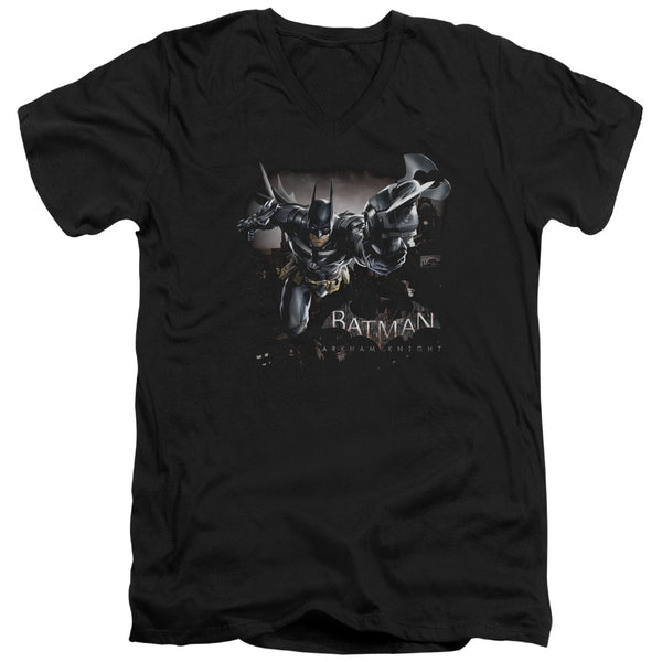 Batman Arkham Knight - Grapple Adult Slim Fit V Neck Cotton