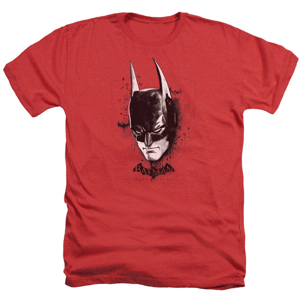 Batman Arkham Knight - AK Head Adult Regular Fit Heather Short Sleeve