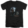 Batman Arkham Knight - Face Off Adult Slim Fit V Neck Cotton