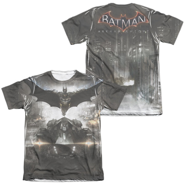 Batman Arkham Knight - Poster (Front - Back Print) Adult Regular Fit Short Sleeve 65 - 35 Poly - Cotton