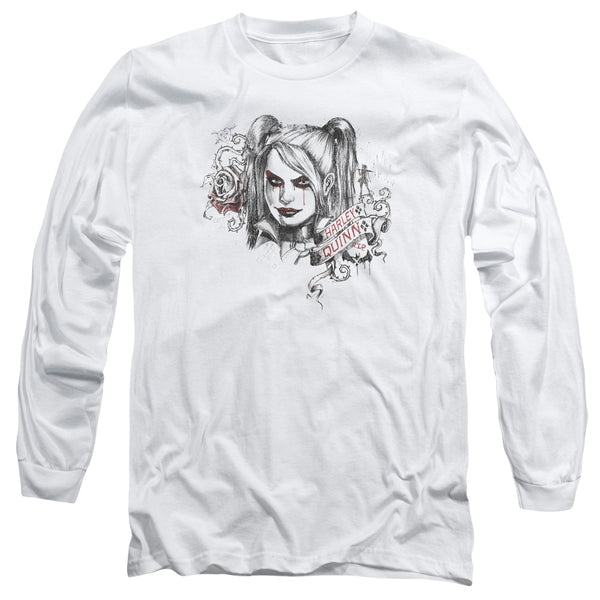 Batman Arkham Knight - Sketchy Girl Adult Long Sleeve