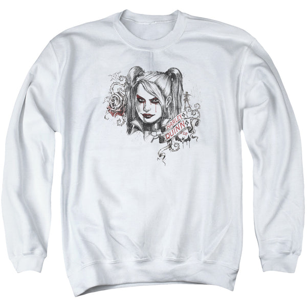 Batman Arkham Knight - Sketchy Girl Adult Crewneck Sweatshirt