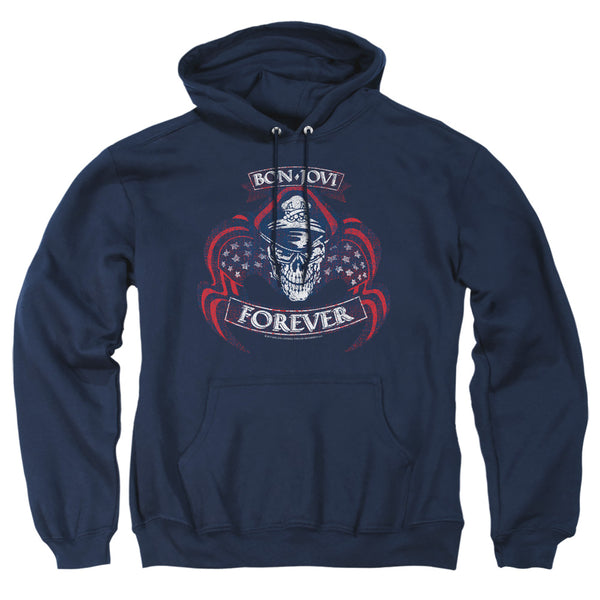 Bon Jovi - Forever Skull Adult Pullover Hoodie