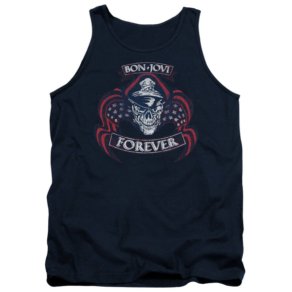 Bon Jovi - Forever Skull Adult Tank Top