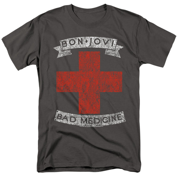 Bon Jovi - Bad Medicine Adult Regular Fit Short Sleeve