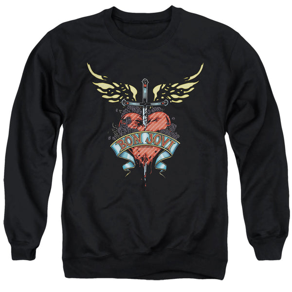Bon Jovi - Daggered Adult Crewneck Sweatshirt