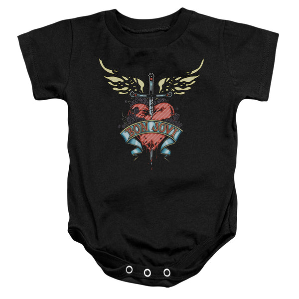 Bon Jovi - Daggered Infant Snapsuit