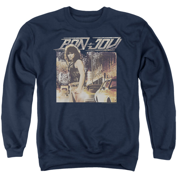 Bon Jovi - Runaway Jon Adult Crewneck Sweatshirt