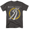 Bon Jovi - Slippery When Wet World Tour Adult Regular Fit Short Sleeve