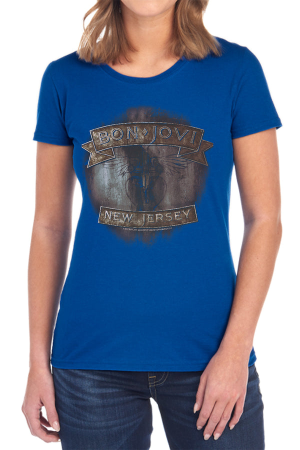 Bon Jovi - New Jersey Women's Short Sleeve
