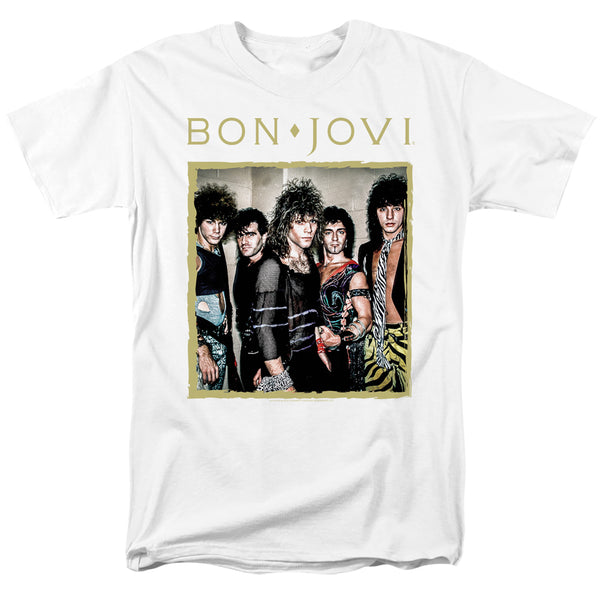 Bon Jovi - Framed Adult Regular Fit Short Sleeve