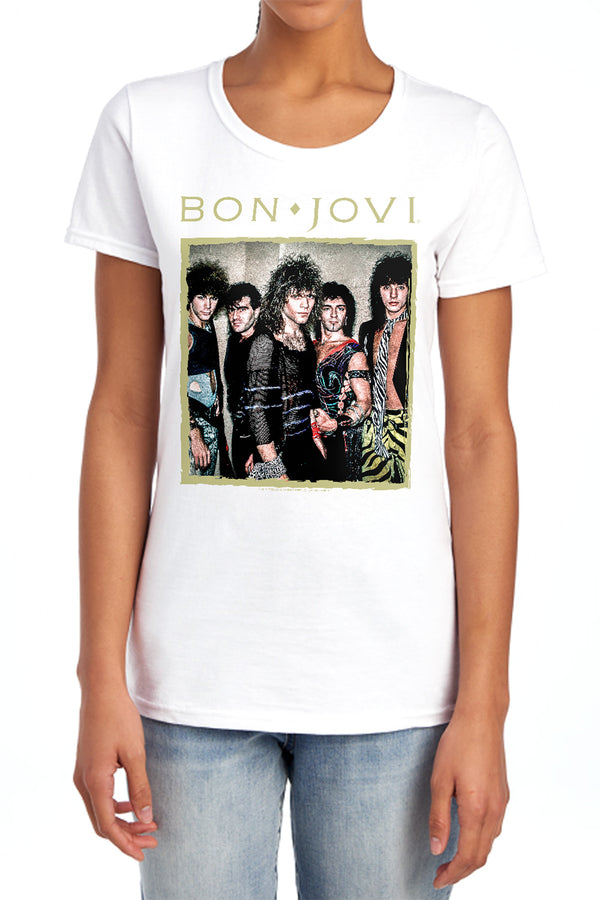 Bon Jovi - Framed Women's Short Sleeve