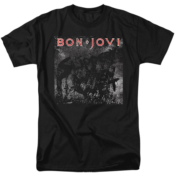 Bon Jovi - Slippery Cover Adult Regular Fit Short Sleeve