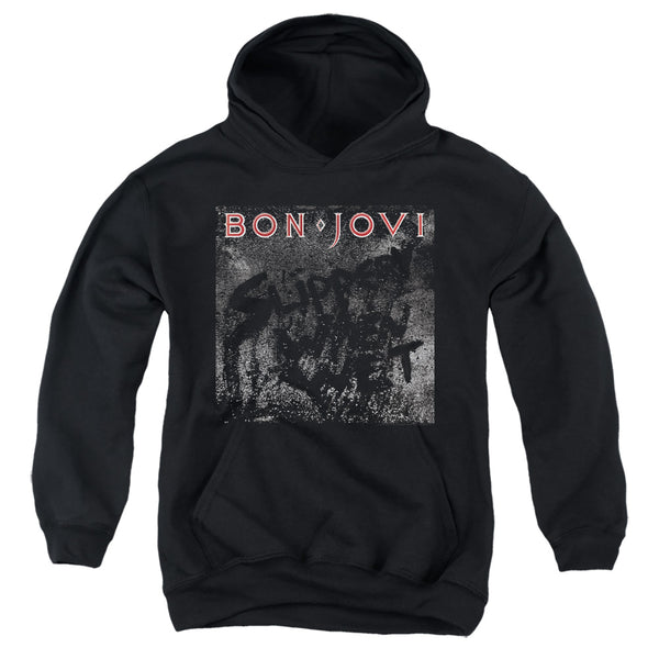 Bon Jovi - Slippery Cover Youth Hooded Sweatshirt