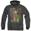Betty Boop - Luau Lady Adult Heather Hoodie