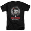 Betty Boop - Born To Ride Adult Regular Fit Short Sleeve
