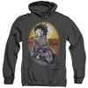 Betty Boop - Wild Biker Adult Heather Hoodie