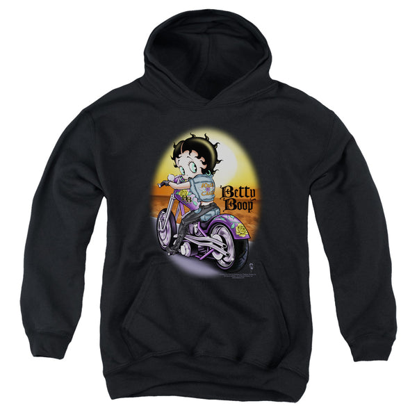 Betty Boop - Wild Biker Youth Hooded Sweatshirt