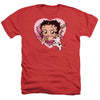 Betty Boop - I Love Betty Adult Regular Fit Heather Short Sleeve